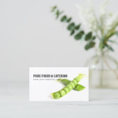 Pea Pod Pure Foods & Catering Vegan Visitekaartje (Staand voorkant)