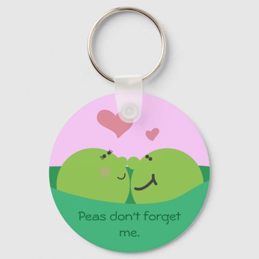 Pea Pod Sweethearts Sleutelhanger (Voorkant)