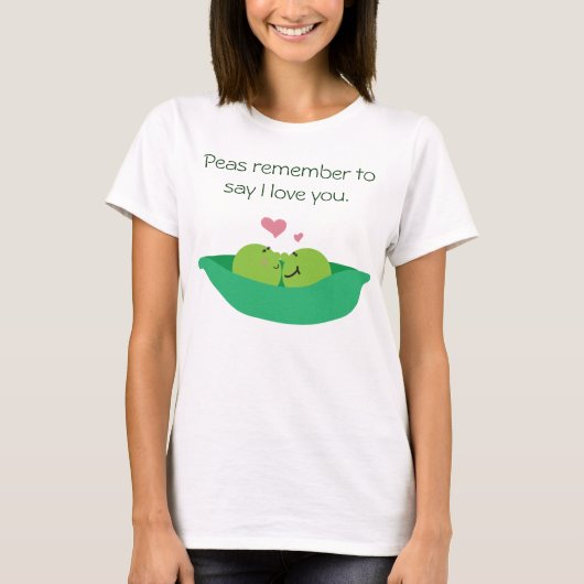 Pea Pod Sweethearts T-Shirt (Voorkant)