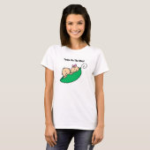 Pea Pod Twins on the Way T-shirt (Voorkant volledig)