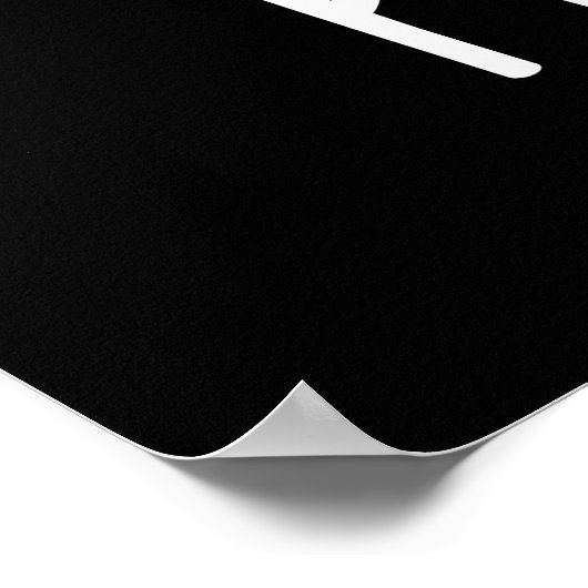 Pea Rex Funny Dinosaur Veggie TRex Pun Dark BG Poster (Hoek)