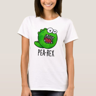Pea Rex Funny Dinosaur Veggie TRex Pun T-shirt