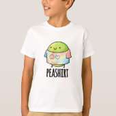 Pea Shirt Funny Veggie Pea TShirt Pun (Voorkant)