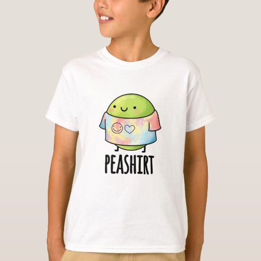 Pea Shirt Funny Veggie Pea TShirt Pun (Voorkant)