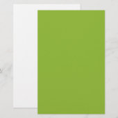 Pea Soup Green Briefpapier (Voorkant / Achterkant)