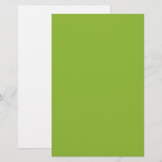 Pea Soup Green Briefpapier (Voorkant / Achterkant)