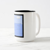 Pea-Voyage I Tweekleurige Koffiemok (Voorkant rechts)