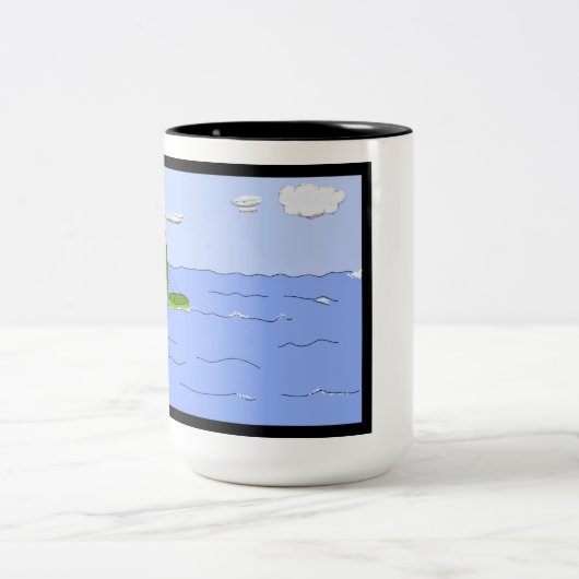 Pea-Voyage I Tweekleurige Koffiemok (Center)