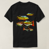 PeaBass Roodstaart Catfish Monster Aquarium Fish T T-shirt (Design voorkant)