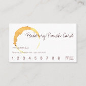 Peaberry Coffee Drink Punch Card Klantenkaartje (Voorkant)
