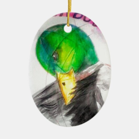 Peabody Memphis Keramisch Ornament (Voorkant)