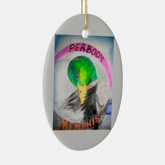 Peabody Memphis Keramisch Ornament (Rechts)