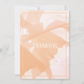 Peac Fuzz Abstracte Bloemen Bedankkaart (Voorkant)