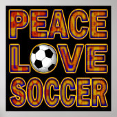 PEAC LOVE SOCCER POSTER (Voorkant)