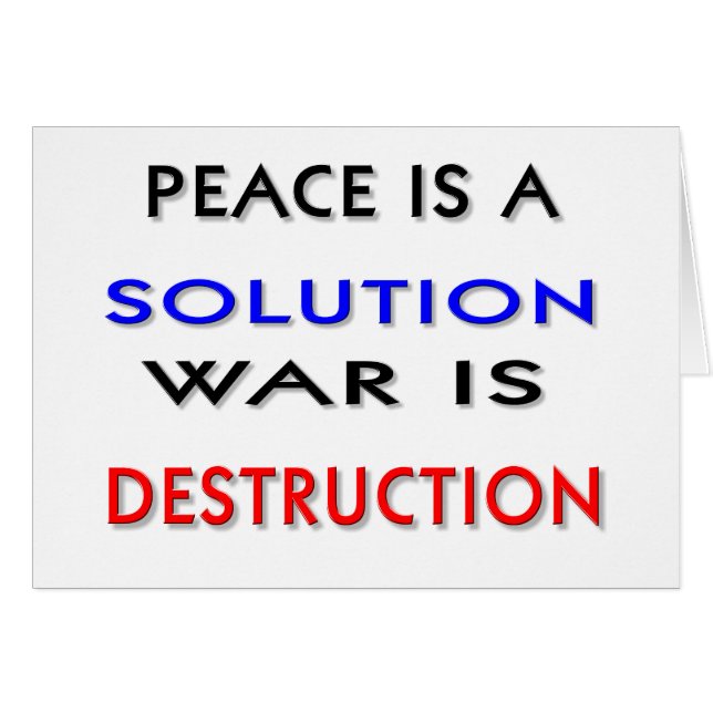 Peace (Voorkant Horizontaal)