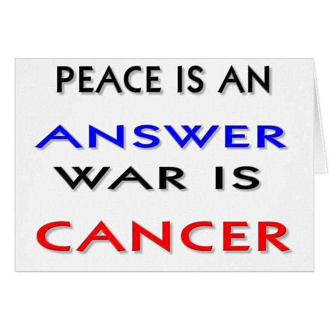 Peace (Voorkant Horizontaal)