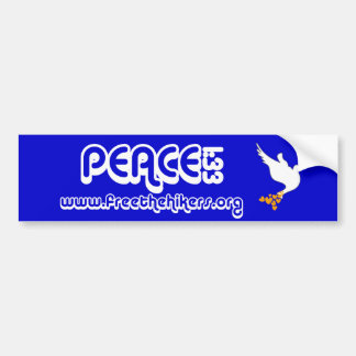 Peace 1:33 bumpersticker