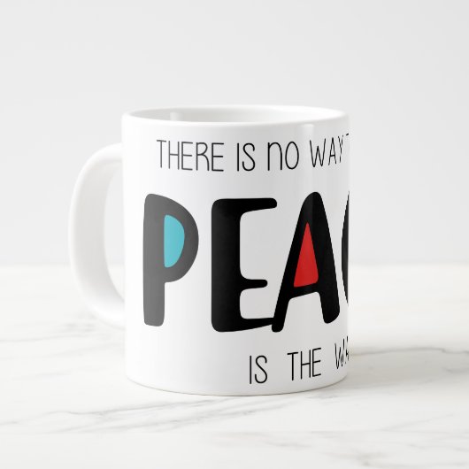 Peace 2 grote koffiekop (Links)
