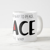 Peace 2 grote koffiekop (Voorkant rechts)