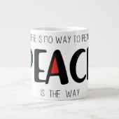 Peace 2 grote koffiekop (Voorkant)