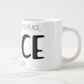 Peace 2 grote koffiekop (Rechts)
