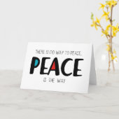 Peace 2 kaart (Gele Bloem)