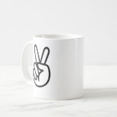 PEACE (2).png Koffiemok (Voorkant links)