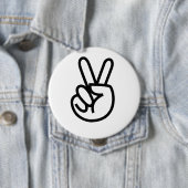 PEACE (2).png Ronde Button 4,0 Cm (In situ)