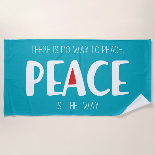 Peace 2 strandlaken (Voorkant)