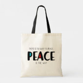 Peace 2 tote bag (Achterkant)