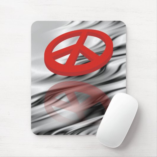 Peace 3D / reflexen Muismat (Met muis)