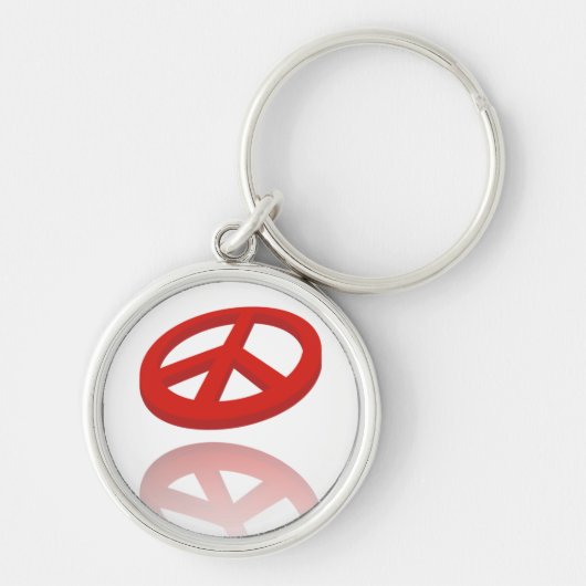 Peace 3D / reflexen Sleutelhanger (Voorkant)