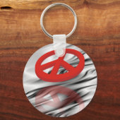 Peace 3D / reflexen Sleutelhanger (Voorkant)