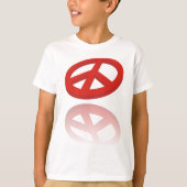 Peace 3D / reflexen T-shirt (Voorkant)