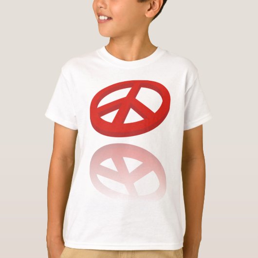 Peace 3D / reflexen T-shirt (Voorkant)