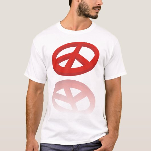 Peace 3D / reflexen T-shirt (Voorkant)