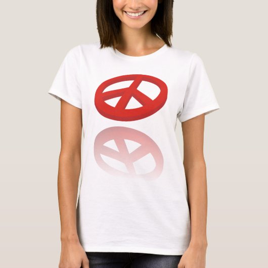 Peace 3D / reflexen T-shirt (Voorkant)