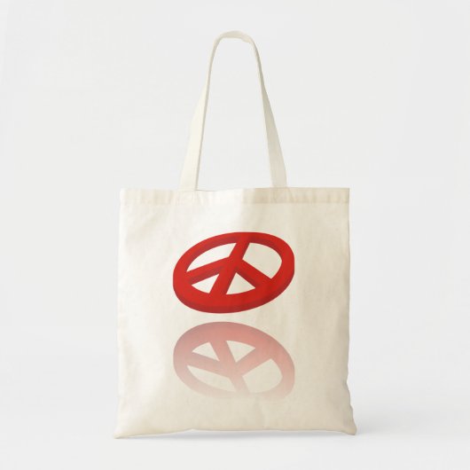 Peace 3D / reflexen Tote Bag (Voorkant)