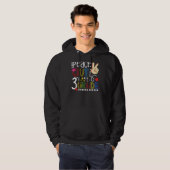 Peace 3rd Grade Out Afstuderen Laatste dag van de Hoodie (Voorkant volledig)