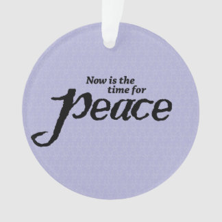 "Peace" acryl kleurrijke kerst ornament