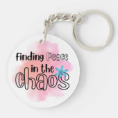 Peace Acrylic Sleutelhanger (Achterkant)