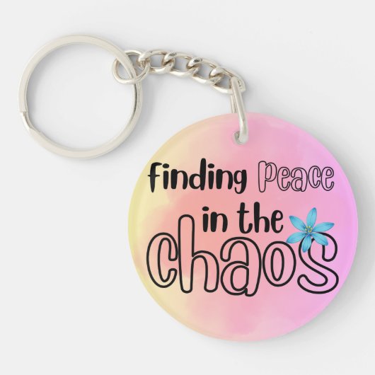 Peace Acrylic Sleutelhanger (Voorkant)