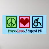 PEACE-adapter voor vredesliefde Poster (Voorkant)