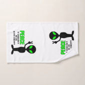 Peace Alien Bad Handdoek (Handdoek)