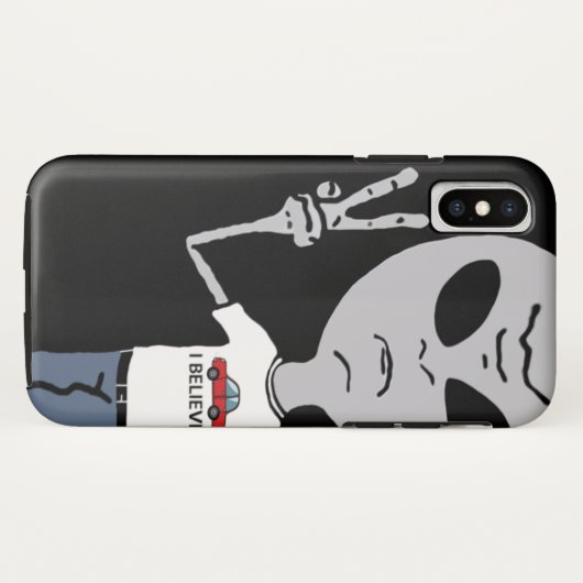 Peace Alien Case-Mate iPhone Case (Achterkant (horizontaal))