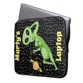 Peace Alien-laptop-Hoesje Laptop Sleeve (Voorkant Links)