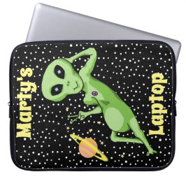 Peace Alien-laptop-Hoesje Laptop Sleeve