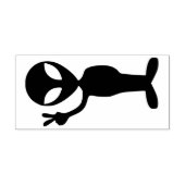 Peace Alien Rubberstempel (Afrduk)