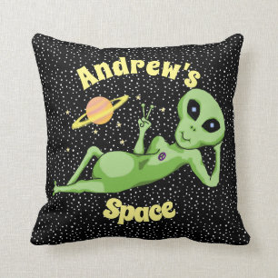 Peace Alien Square Pillow Kussen