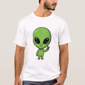 Peace Alien T-shirt (Voorkant)